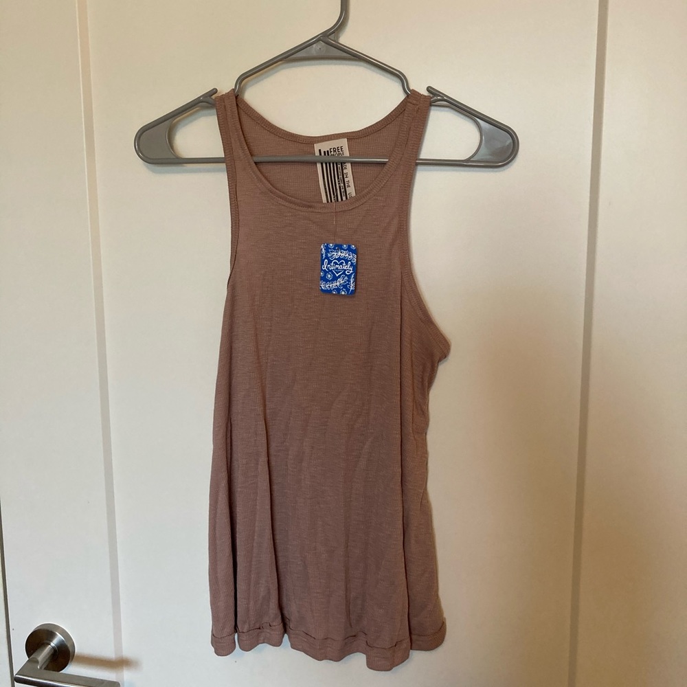 Free People racer back tank top